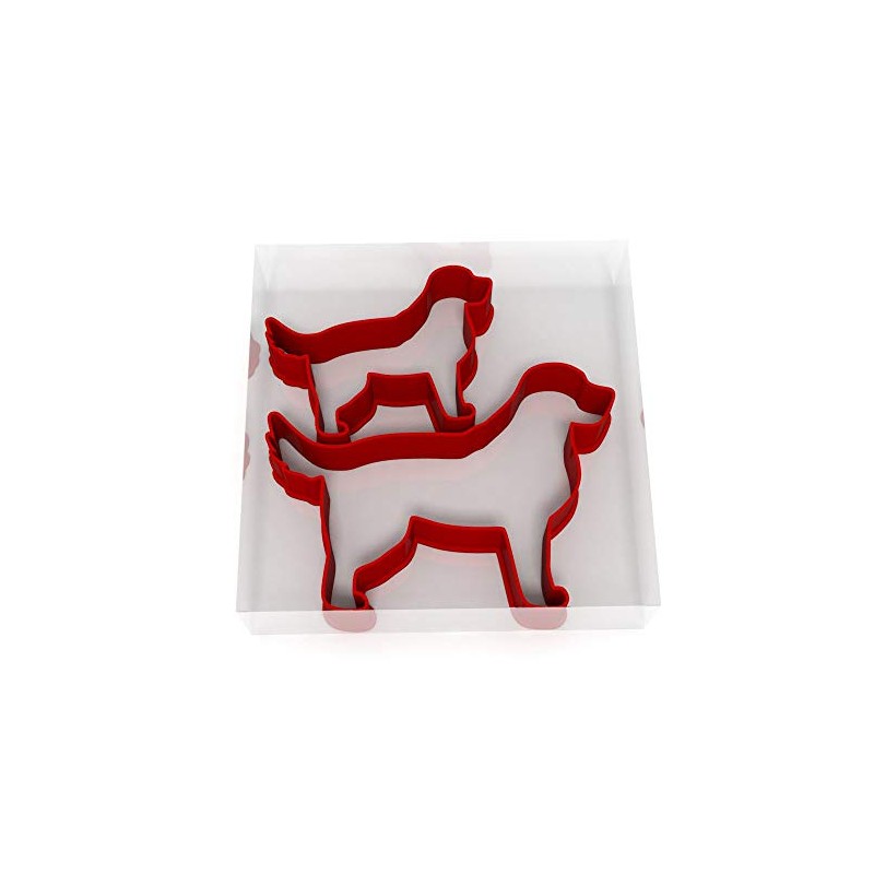 Labrador Set of 2 Value Cookie/Fondant Cutters Pair 5CM +