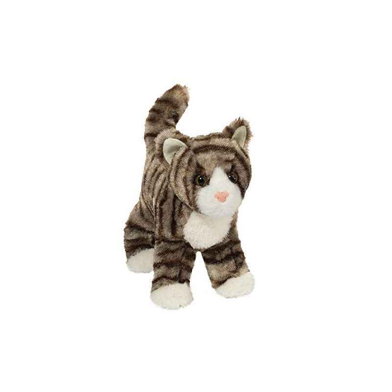 Douglas Zigby Gray Stripe Tabby Cat Plush Stuffed Animal