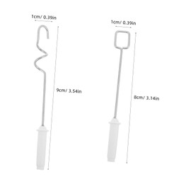 TEHAUX 2pcs Stirrer Head for Art Studio Watercolor Pigment Mixer Efficient Mixing Tool for Resin Ink Paints