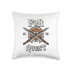 Kit LARP Costumes Men Beginners Accessories Gifts For All The Quest Armor Weapons Character LARP Throw Pillow, 16x16, Multicolor