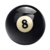 Replacement 2" BLACK 8 BALL For Standard English Pub/Club & Home POOL TABLES