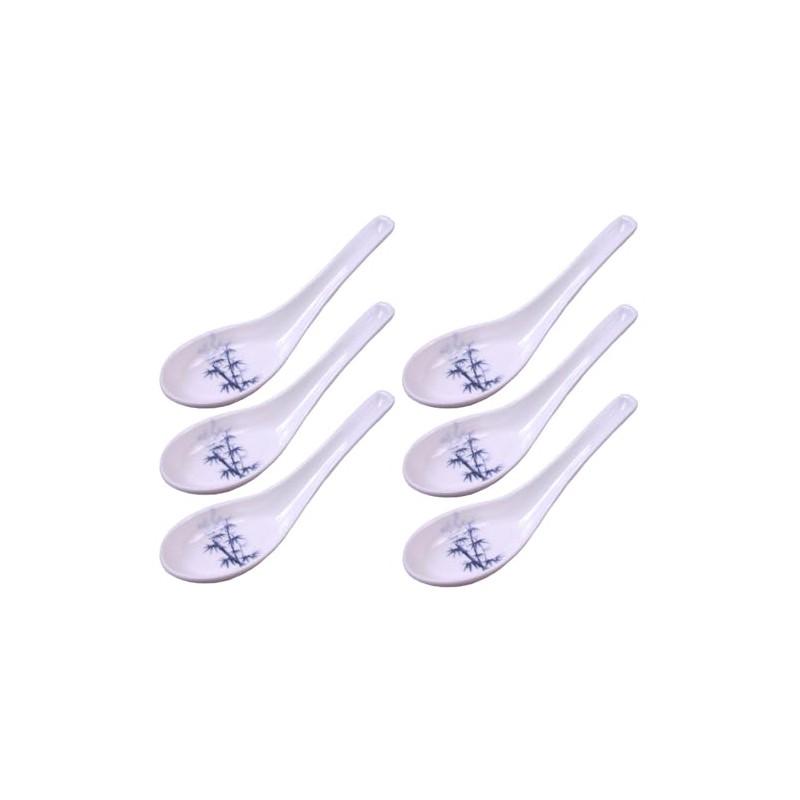 Happy Sales Melamine Soba, Rice Spoons, Asian Chinese Won Ton