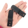 ITROLLE 4PCS Black Z Shaped Corner Bracket Iron Right Angle