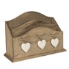 Shabby Chic Wooden Letter Desk Tidy W21cm x H14cm x
