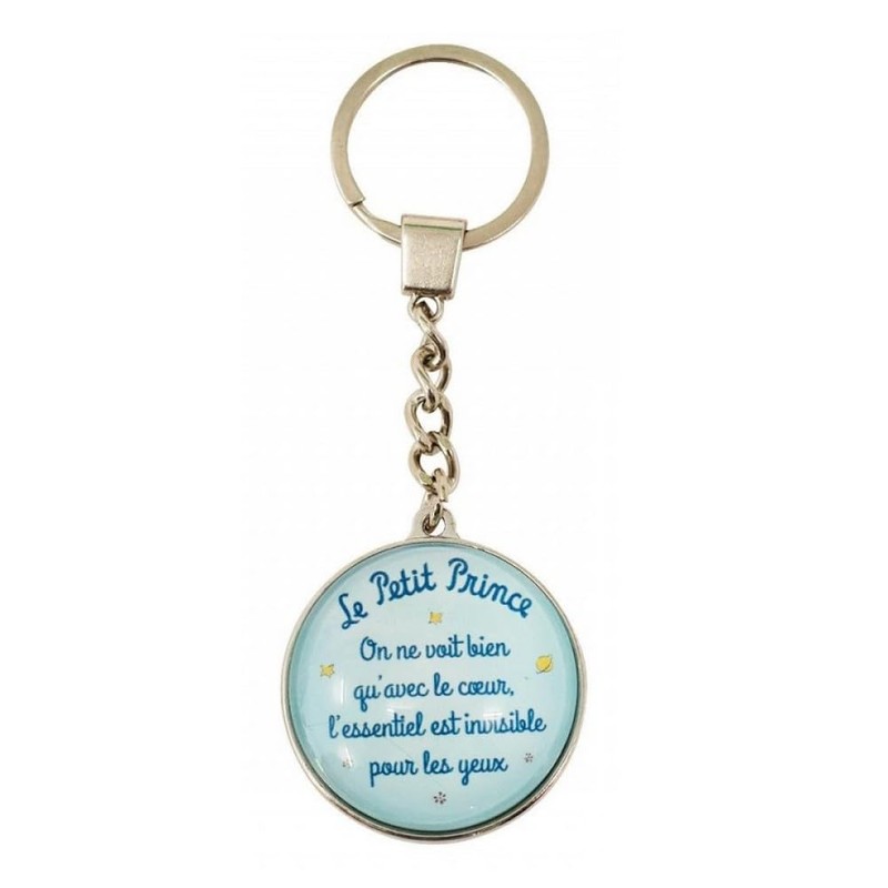 Round Glass Keyring Collection The Little Prince (Lyon), Multi-Colour, Medium,
