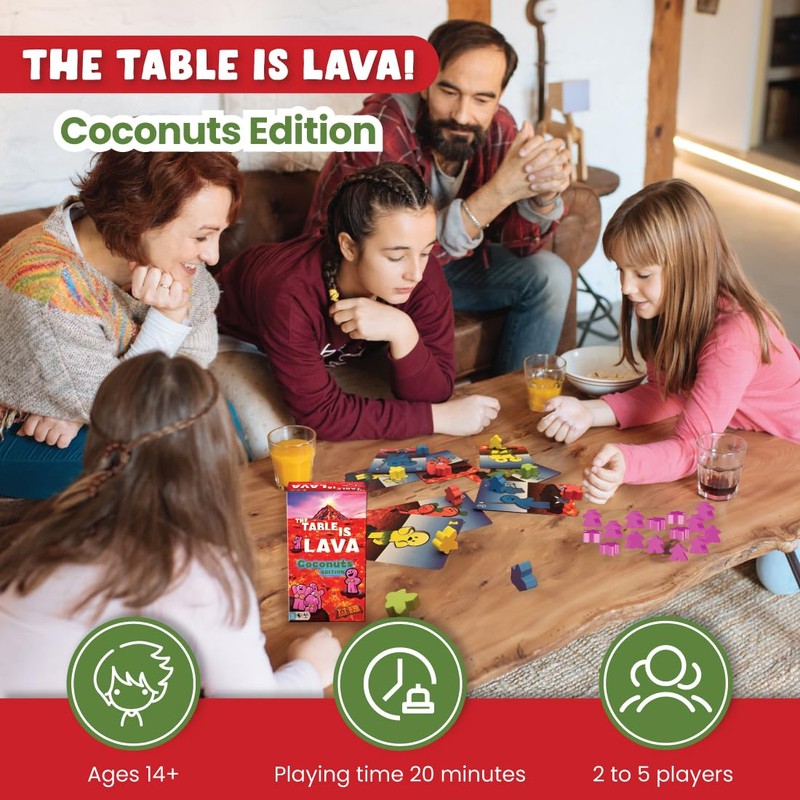 Expansion Pack for The Table is Lava - Coconuts Edition