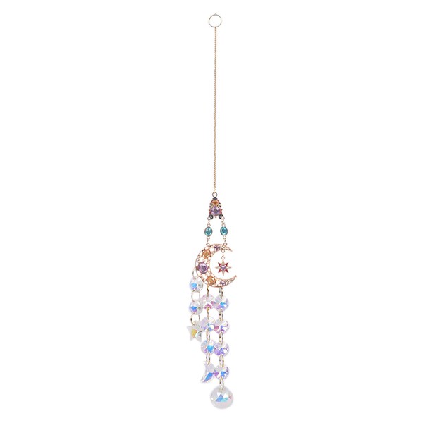 Sun Catchers Crystal, Prisms Suncatchers with Sun Moon and Stars