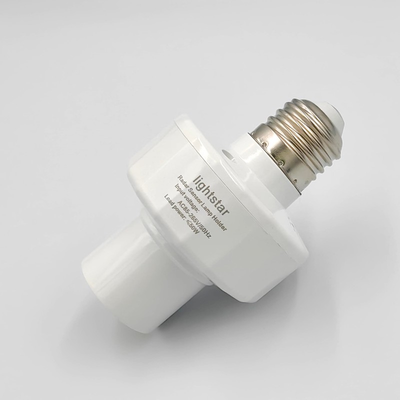 Motion Sensor Light Socket Smart Screw in Light Bulb Outlet