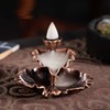 Incense Holder Backflow Ceramic Waterfall Burner with 30 Incense Cones