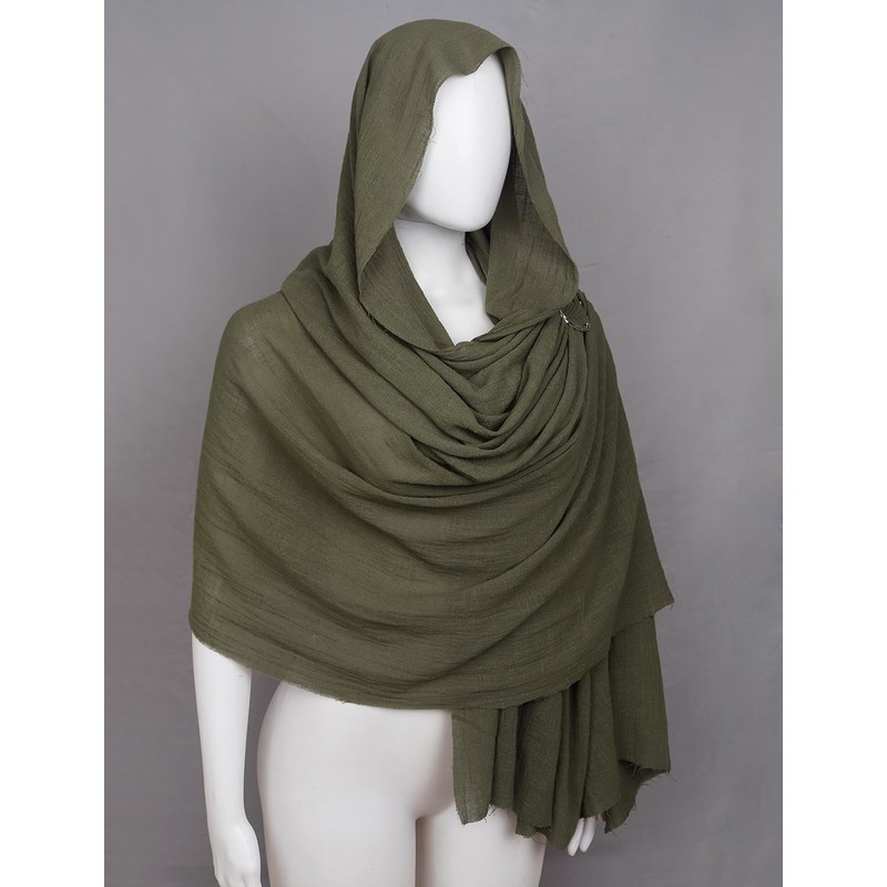 keland Medieval Scarf Wrap Cape Shoulder Scarf Long Scarf with