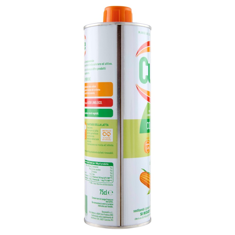 Cuore - Olio di Mais 75 cl, Ricco di Omega