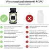 MSM capsules – comparison winner 2018* – 365 vegan capsules