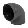 X AUTOHAUX 75mm Car Heater Warm Air Ducting Pipe Elbow