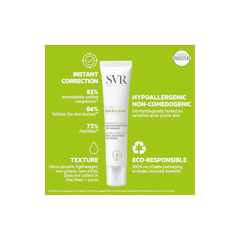 SVR Sebiaclear Active Teinte Crema con Color Hidratante y Reparadora