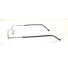 Vintage NWT Vintage 90's Rectangle Metal Semi-Rimless Reading Glasses +2.75