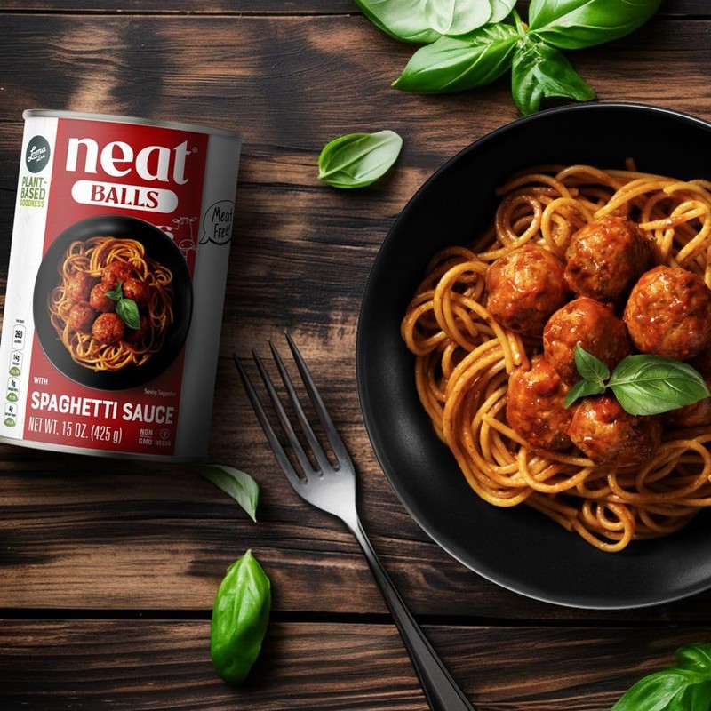 Vegan Meatballs Plant Based Protein - Loma Linda Meatless Italian