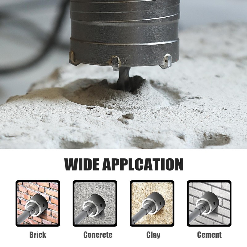 GRIXLEN 2 inch / 51mm Concrete Hole Saw with SDS