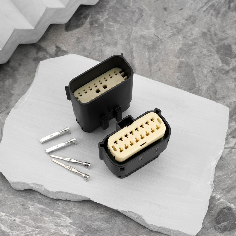 ECSiNG 1 Set 16 Pin Wire Connector Automotive Lamp Light