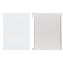 Delphonics [Set of 2] Rolburn Memo A5 with Pocket Slider Case (Clear)/Rolburn Protector for Memo A5 with Pocket