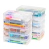 IRIS USA Pencil Case Boxes, 10-Pack, |Made in USA|, Plastic