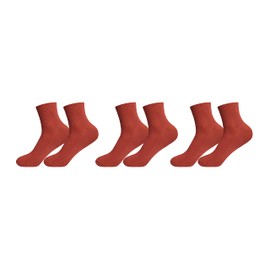 tittimitti 100% Organic Cotton Luxury Men's Socks. 3 Pairs. Made in Italy. (as1, numeric, numeric_9_point_5, numeric_13, regular, regular, Copper)