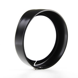 7" inch Headlight Trim Rings Black Compatible with Harley Davidson Motorcycle 12-14 FLD 94-14 FLHR 86-14-FLST