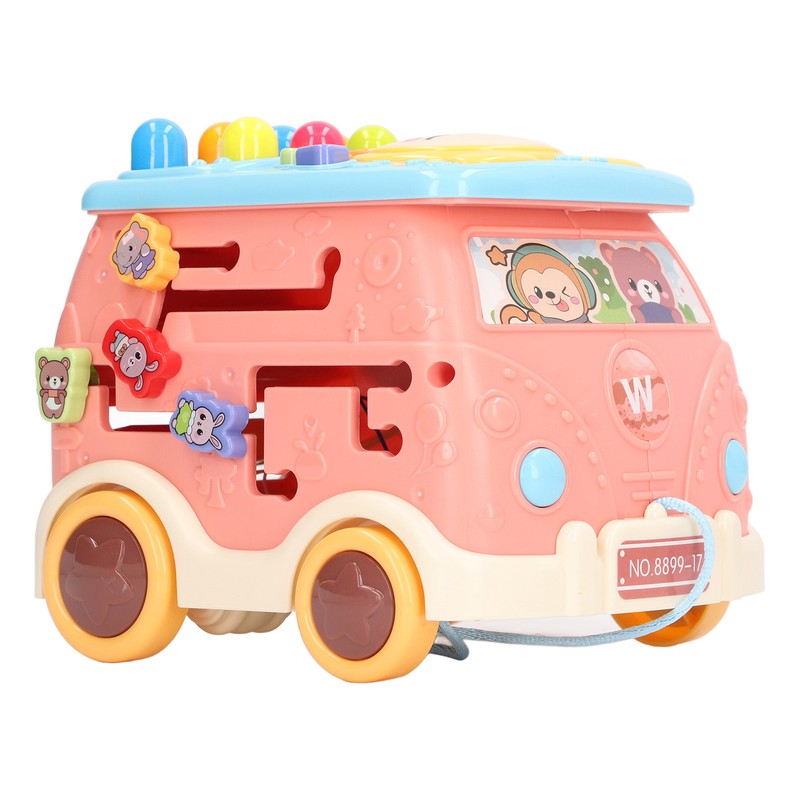Bus Beat A Mole Toy Educational Sound Light Interactive Musical