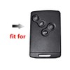 Happyit Car Genuine Leather Smart Key Cover Case for Renault