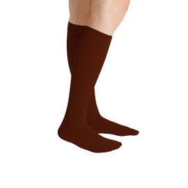 Juzo Soft 15-20 mmHg Compression Stockings, Knee High, Closed Toe | Compression Socks for Women/ Men for Tired, Aching or Swollen Legs, Minor Varicosities | Chocolate, X-Small (I) Short