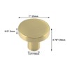 Jiozermi 2 Pack 1 inch Cabinet Knobs with Mounting Screws,