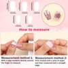 Sethexy Cute Butterfly Medium Coffin False Nail 3D Flowers Handmade