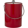 Hand Made In USA Red Double Walled 5-Quart Insulated Ice