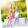 Abaodam Flower Gnome Doll Long Legs Soft Plush Sitting Gnome