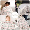 Yoofoss Muslin Nursing Cover for Breastfeeding, 100% Cotton Breastfeeding Cover