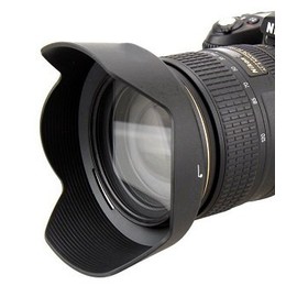 Maxsimafoto - Compatible Lens hood for Nikon HB-53 - AF-S NIKKOR 24-120mm f/4G ED VR