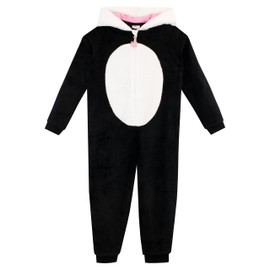 Harry Bear Girls Panda Onesie, black