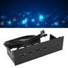 5.25 Inch USB2.0 Hub Front Panel Multifunctional 4 Ports 19pin