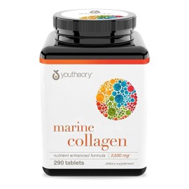 🐟✨ Youtheory Colágeno Marino 2500 mg | 290 Tabletas, Sin Sabor 💖🌟