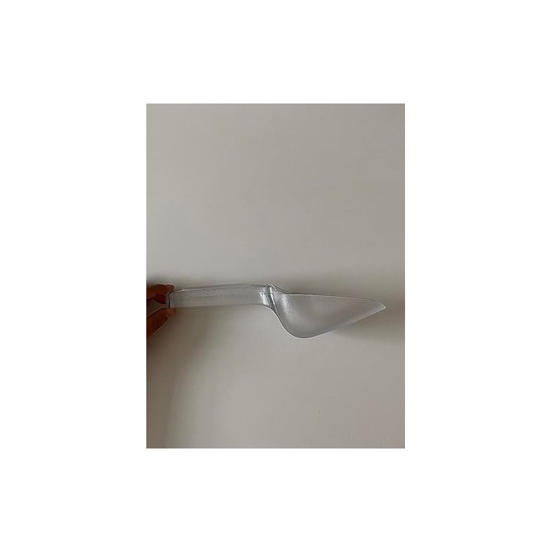 Rubbermaid Commercial 2882CLE Bouncer Bar/Utility Scoop, 6oz, Clear