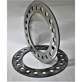 (2) 1/4" Steel Wheel Spacers for Chevy GMC Dodge Ford 10x225mm Metric or 10x8.75