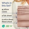 CGK Unlimited Extra Deep Queen Sheet Set - 6 Piece