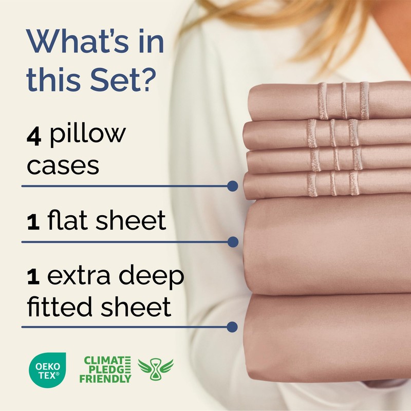 CGK Unlimited Extra Deep Queen Sheet Set - 6 Piece