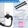 GYPNS Pool Chlorinator PVC Flexible Tubes with Support Spring -