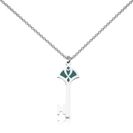WUSUANED Game Key Necklace Game Cosplay Jewelry Anime Character Lover Gift Kaveh Lover Gift Game Fan Gift For Gamer (Game Key Necklace)