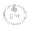 Towel Ring Modern Circle Wall Maounted Stainless Steel Bathroom Towel