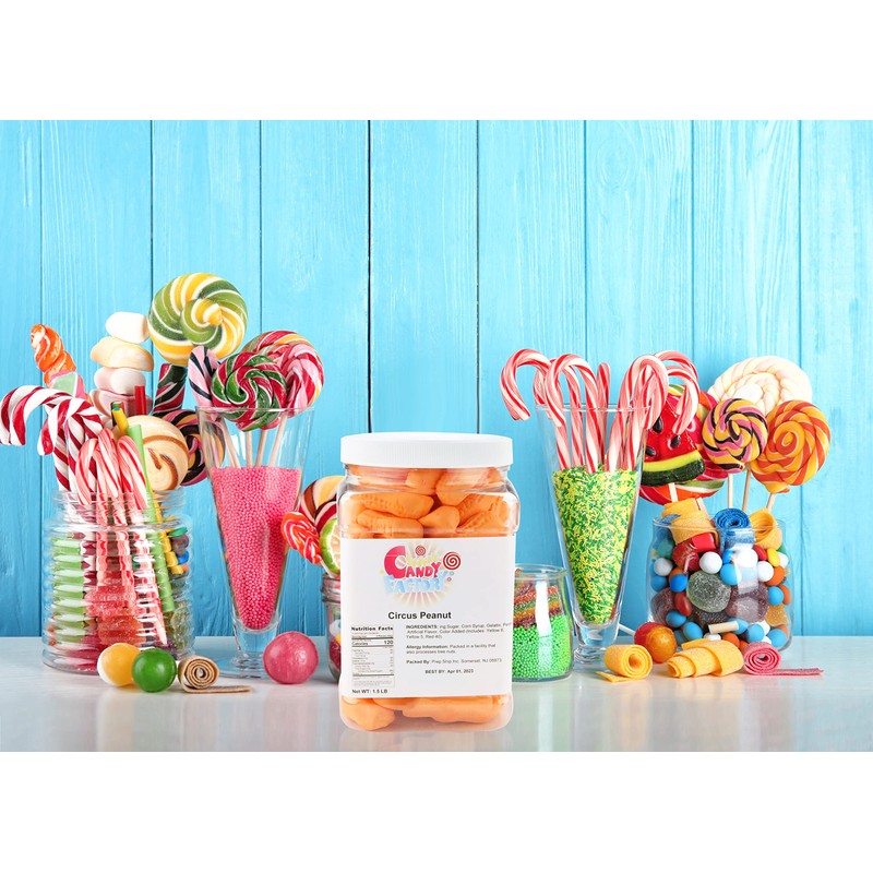 Sarah's Candy Factory Circus Peanuts Marshmallow | Spangler Retro Candy