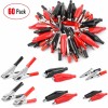 Nilight 60Pcs Metal Alligator Clip Assortment Test Lead Electrical Battery