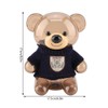 Children Coin Piggy Bank Money Box Cartoon Clothes Bear Plastic