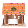 Baker Ross AX364 Gingerbread House Wooden Tea Light Holder -