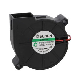 Sunon Radial Fan 50 x 50 x 15 mm MF50151VX-A99 DC 12 V 6000 rpm 42 dBA Vapo Bearing 2 Strands